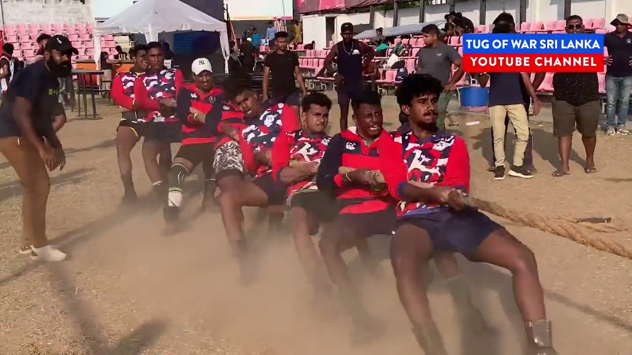 Ganemulla vs Lion Heart u 23 600KG Tug of war