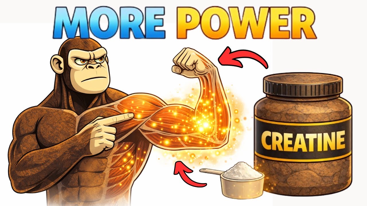 How Creatine Makes You Stronger? | Explained by a Gorilla
