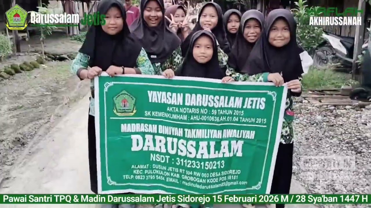 Pawai Santri TPQ dan Madin Darussalam Jetis || 2026