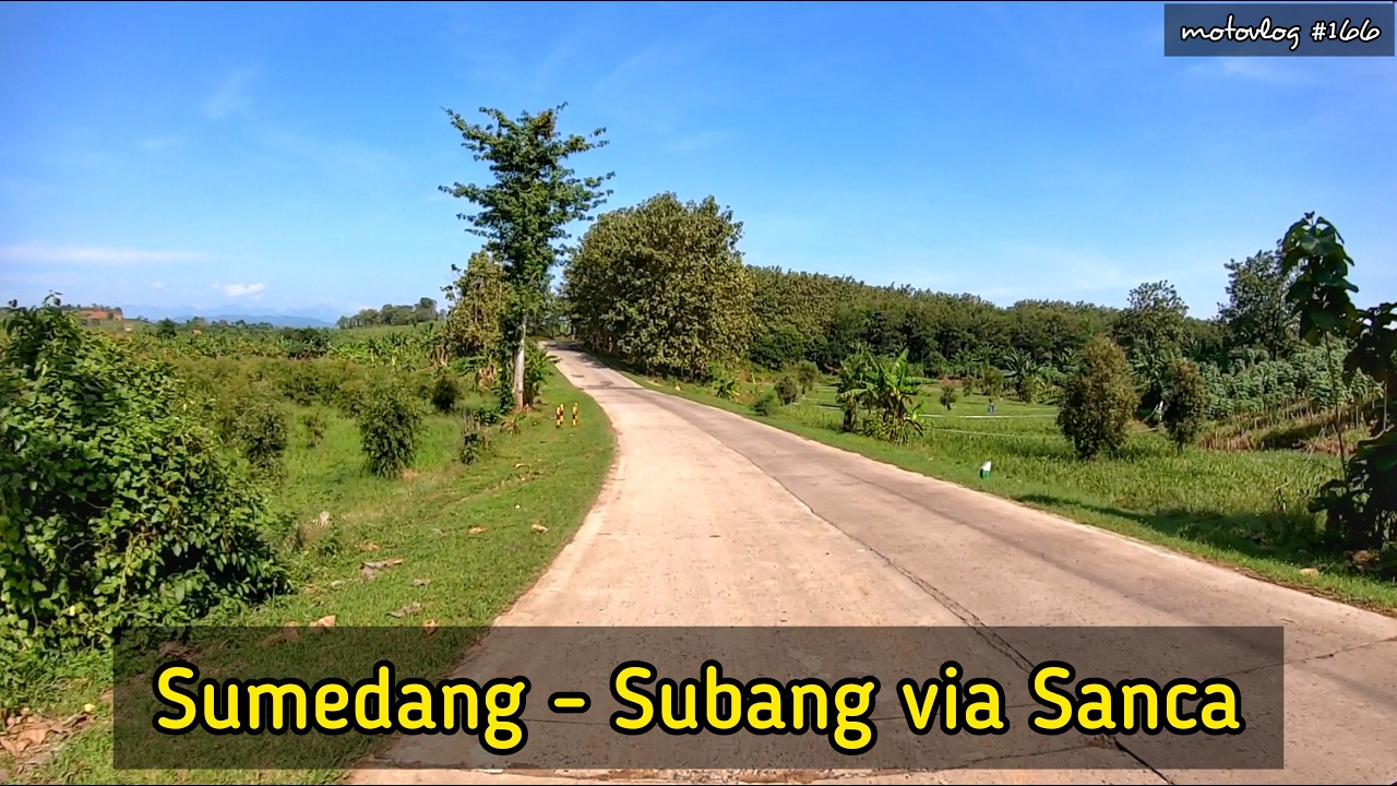 Jalur Sumedang Subang via Jalan Sanca Buahdua