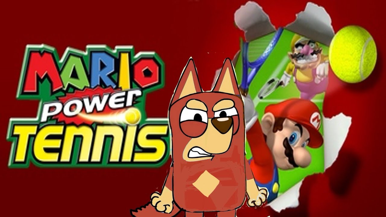 Rusty Tries Out Mario Tennis