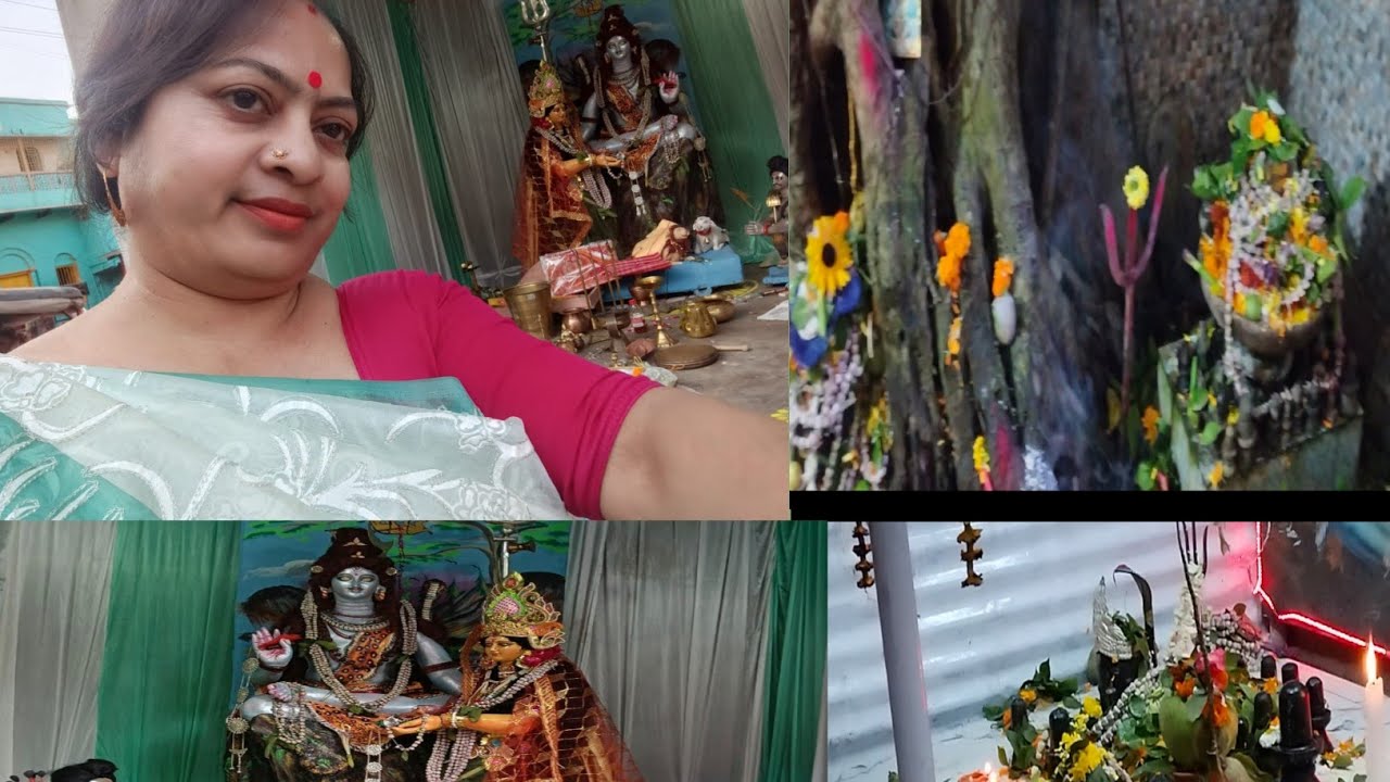 Dekho একটু একটু ছেলে মেয়ে রা কেমন বাঁক কাঁধে নিয়ে শিব ঠাকুরের জন্য জল নিয়ে যাচ্ছে,,,,,