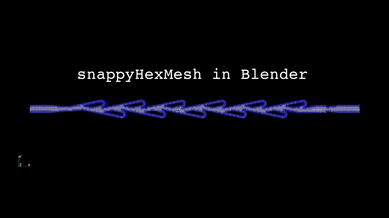 Easy snappyHexMeshDict Generation in Blender