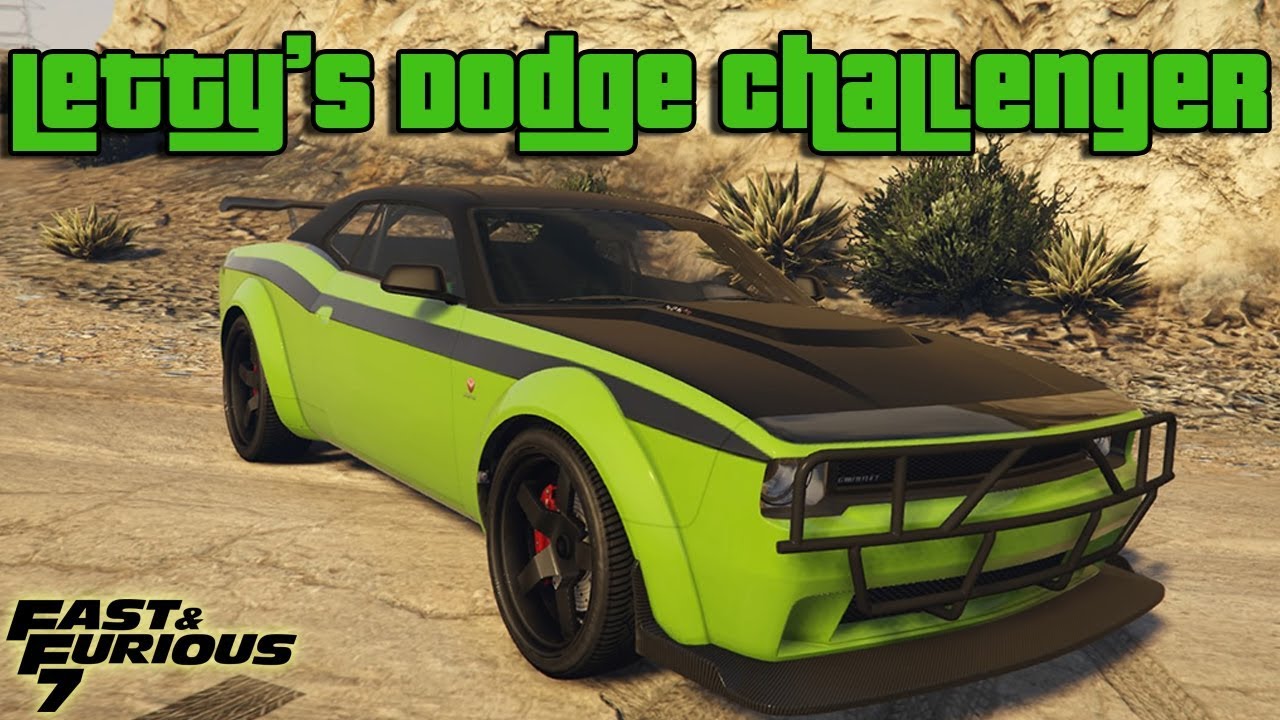GTA 5 - How To Make Letty's Dodge Challenger (Furious 7)
