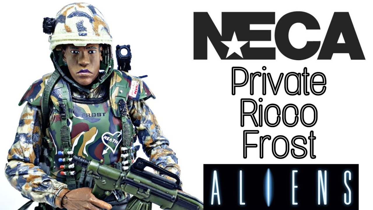 NECA Private Ricco Frost Aliens 30th Aniversario Serie 9 En Español