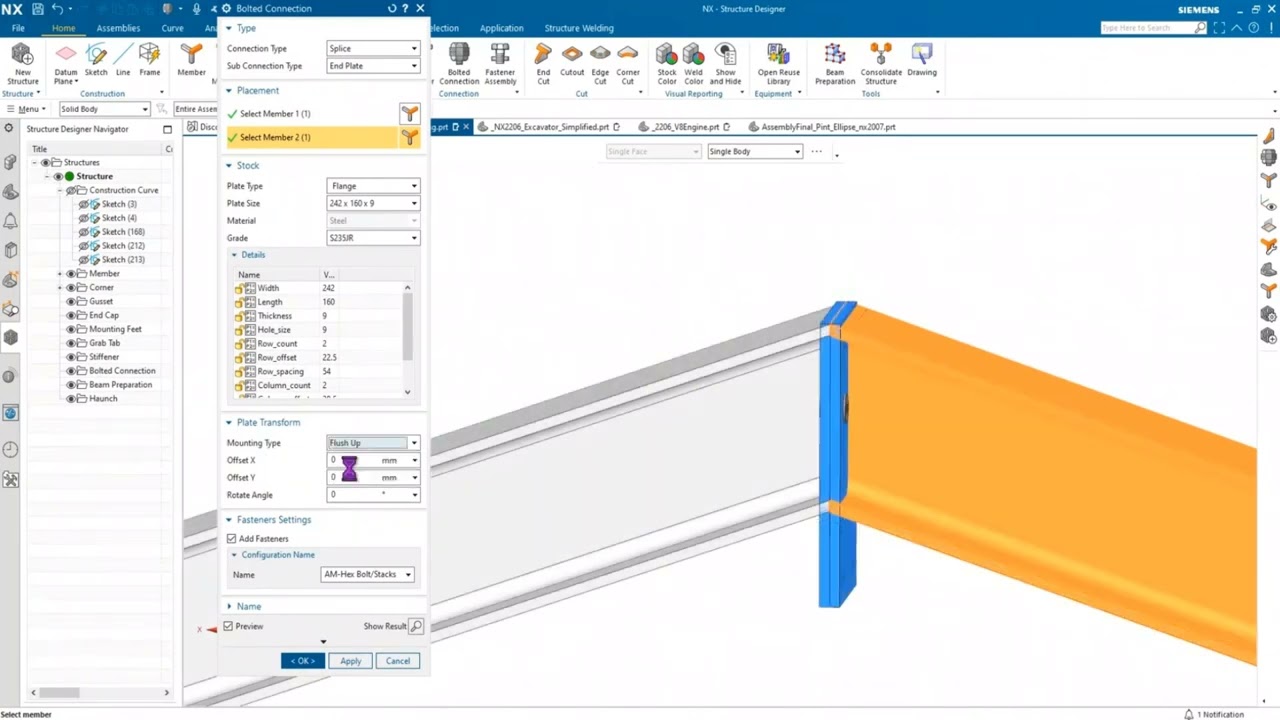 Tính năng mới trên NX 2206 Structure Designer