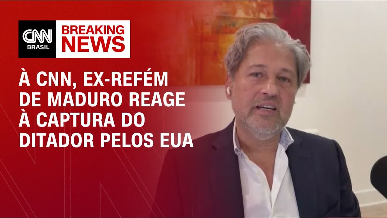 Ex-ref&eacute;m de Maduro reage &agrave; captura do ditador pelos EUA | CNN NEWSROOM