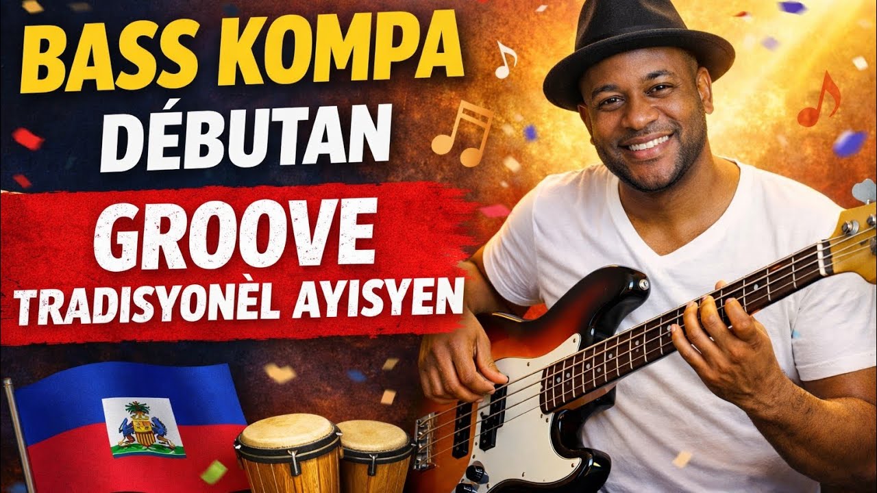 Kijan Pou Jwe Bass Kompa Pou Débutan | Etap pa Etap