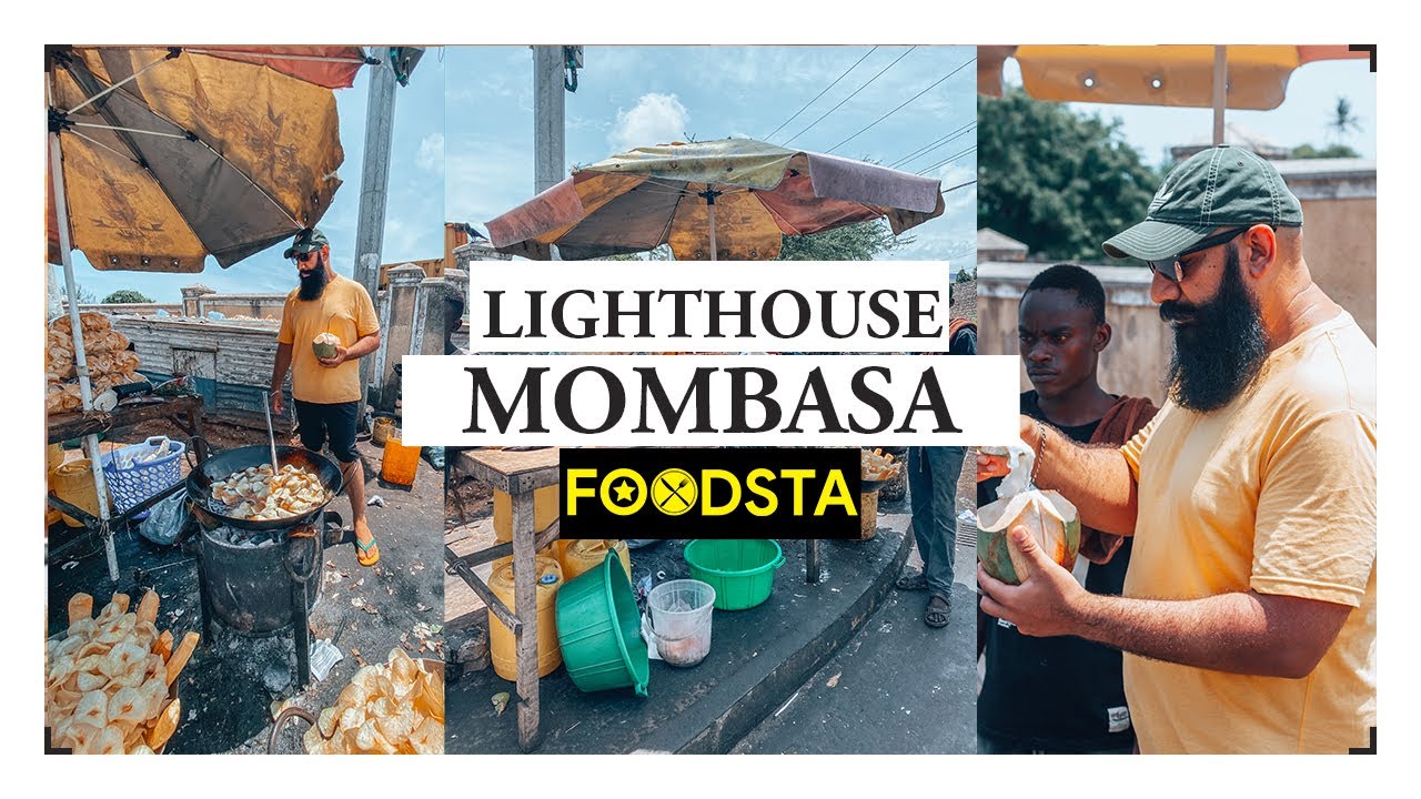 Lighthouse Mombasa Kachiri Cassava Crisps! Madafu! Kenyan Street Food