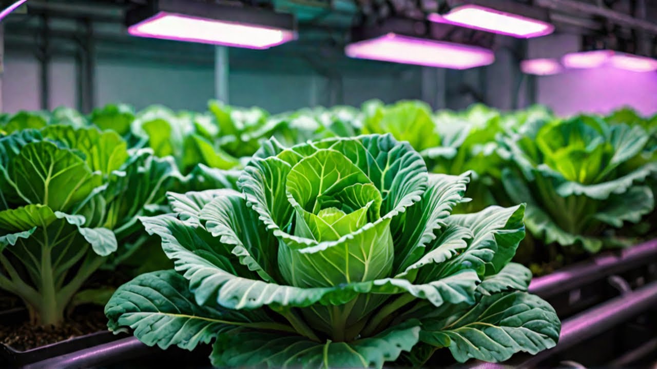 Secrets to Growing Hydroponic Cabbage || How to Grow Cabbage by Hydeoponics || Hydroponic Farming