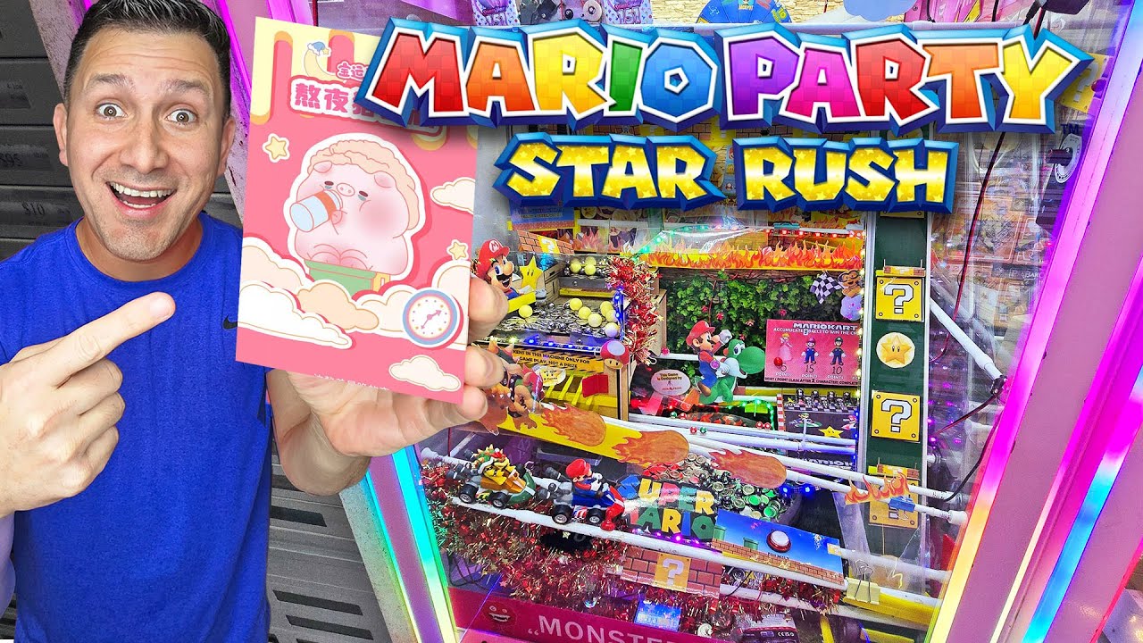 One of a Kind Mario Party Star Rush Claw Machine!