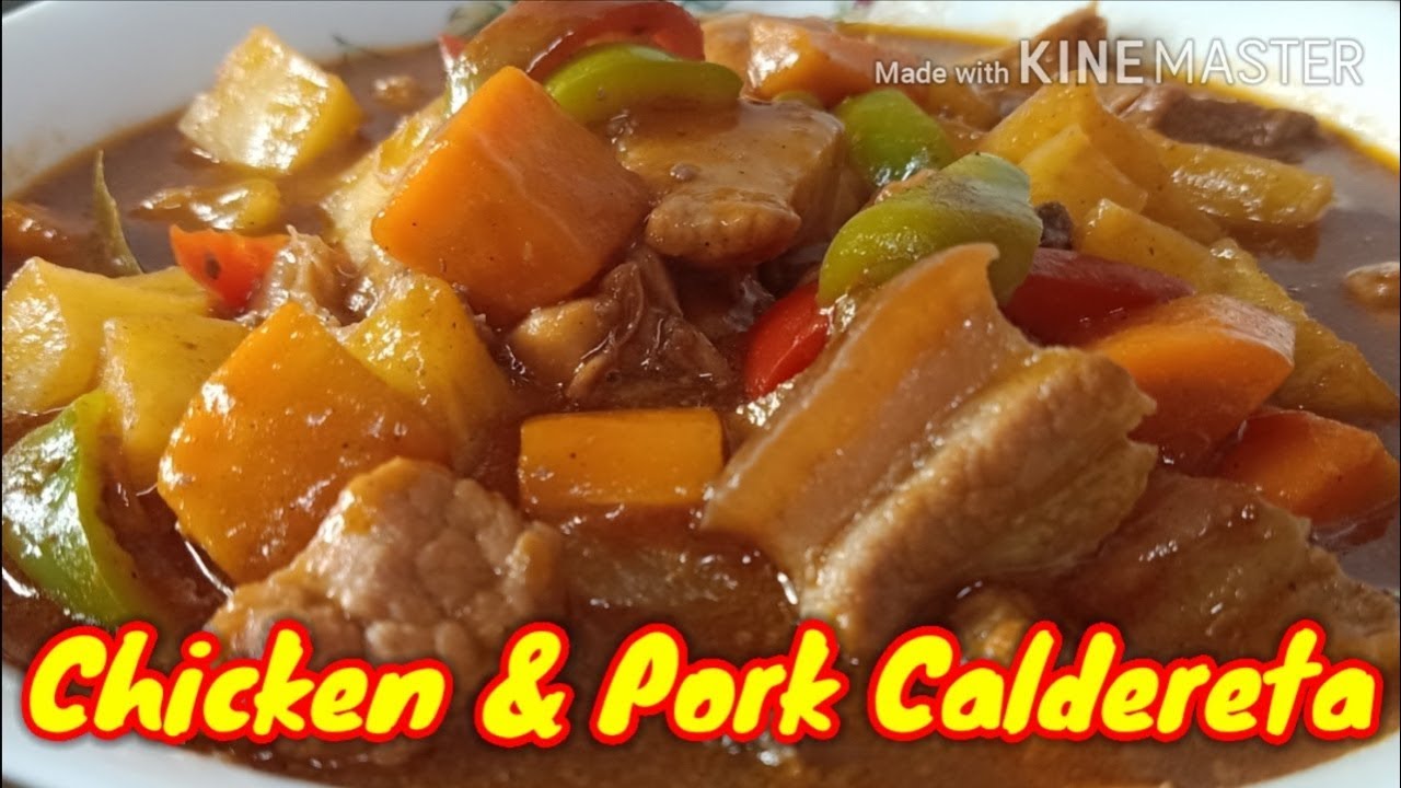 Chicken & Pork Caldereta