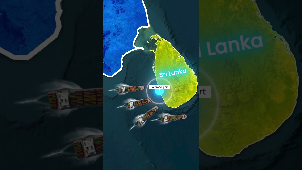 Why 25% of India's Cargo Goes to Sri Lanka? 🚢😱 #Logistics #India #Shipping #Economy #Trade