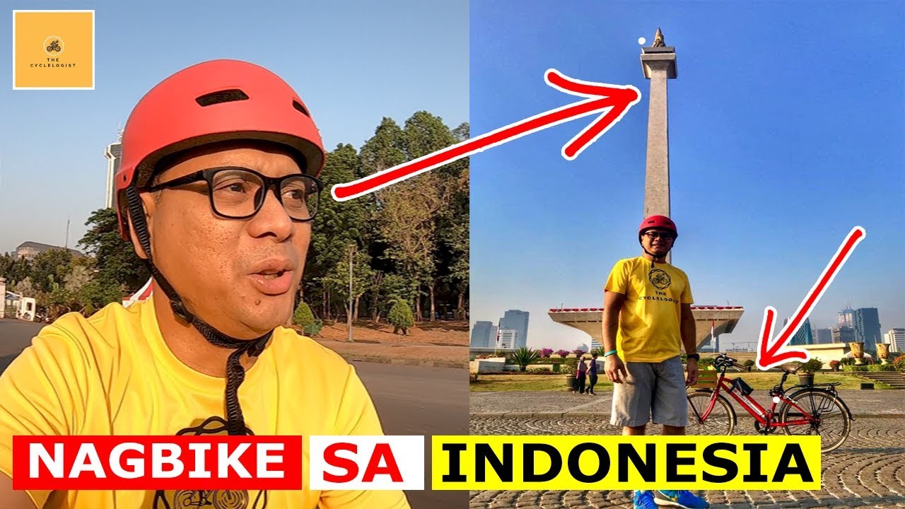 Filipino Cyclist Tours Jakarta, Indonesia By Bike
