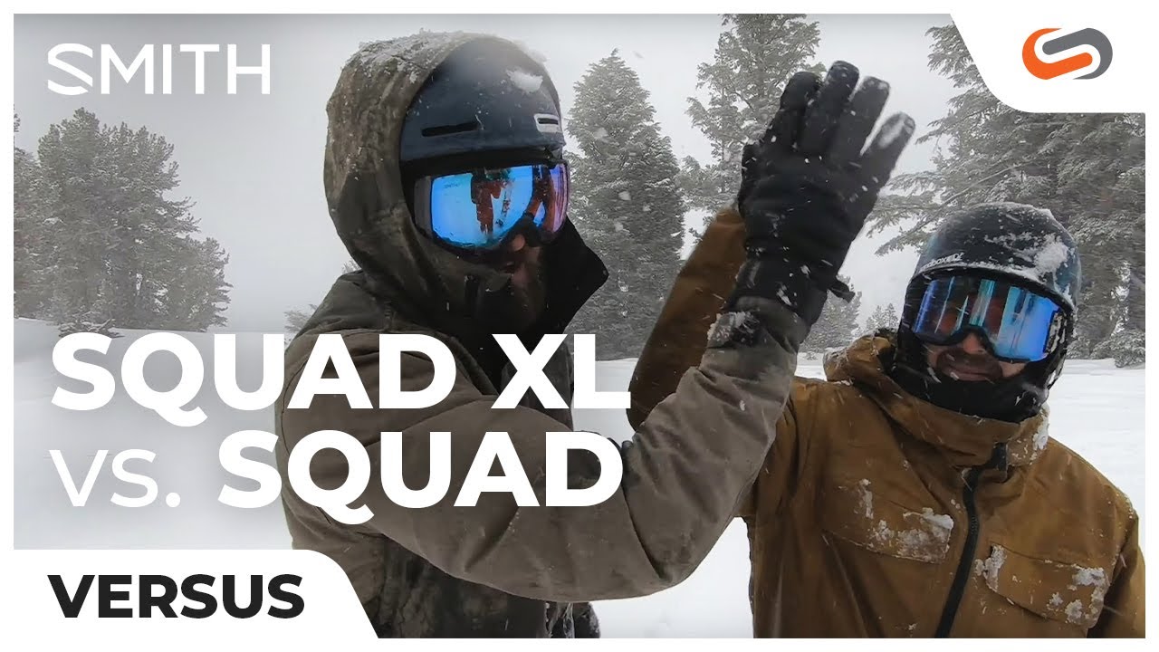 SMITH Squad vs. Squad XL Snow Goggles