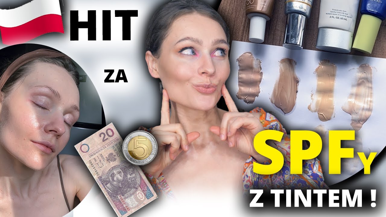 HIT za 25 zł ! 🏆 KREMY SPF Z TINTEM - satynowe ( mineralne * chemiczne * mieszane )