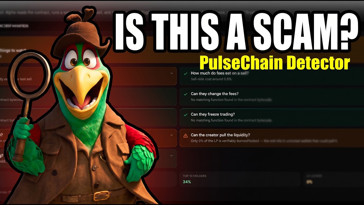 Этот токен PulseChain &mdash; скам? Демонстрация альфа-детектора скама
