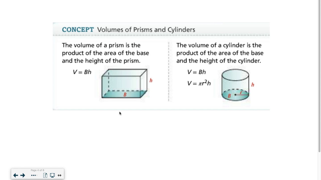 Geometry 11-2: Volumes of Prisms and Cylinders