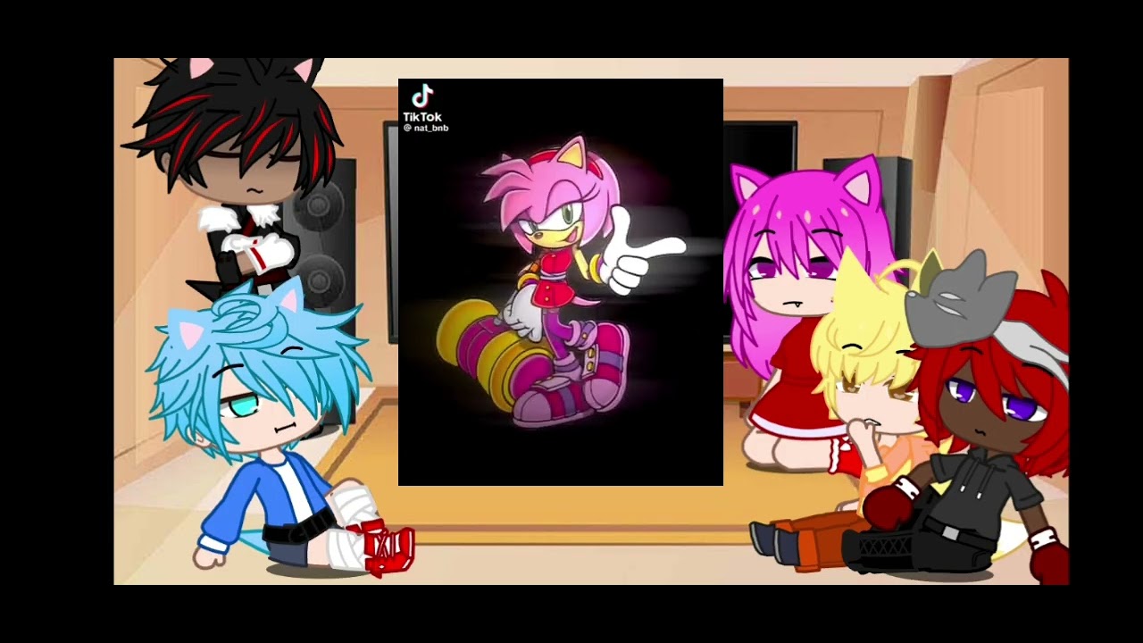 Sonic and his friends +shadow react to... // SONADOW + BLAZAMY? (lil) // PT 1/???