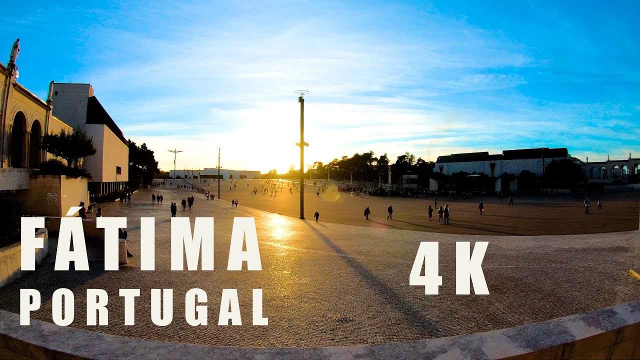 Fatima walking tour   Portugal 4k