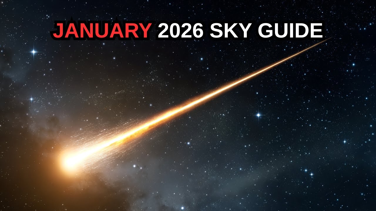 Путеводитель по небу на январь 2026 года &mdash; метеорные потоки &laquo;Волчья Луна&raquo; и Юпитер!