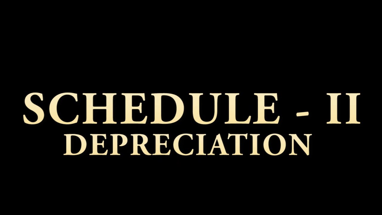 Schedule 2 Depreciation Companies Act 2013 Part-1 by CA Sarthak Jain for members and CA Final