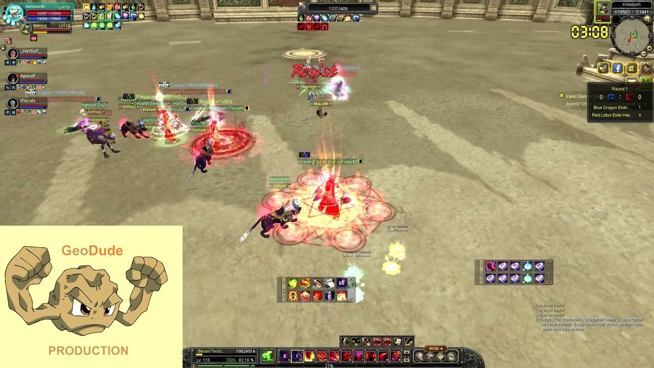 TRSRO Milet Survival Arena 4 vs 4 (3player 1 bot vs 4 maymun)
