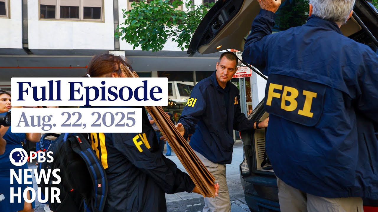 PBS News Hour full episode, Aug. 22, 2025