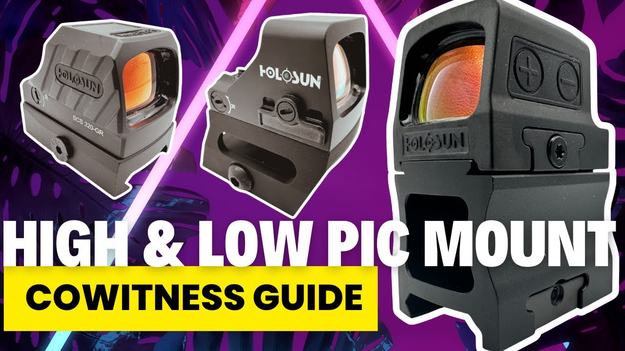 Holosun Optics on Picatinny Rails: Low Profile vs. High Absolute Co-Witness Mounts