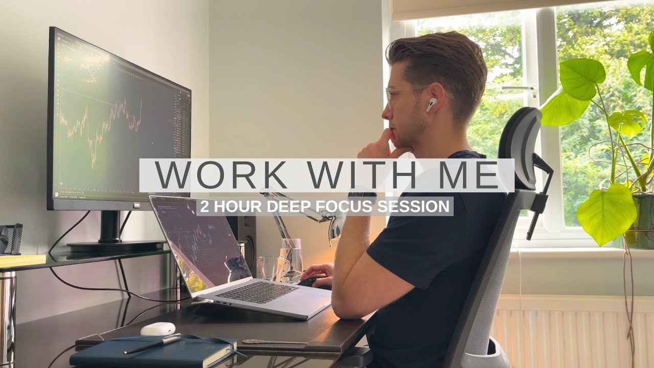 Work With Me | 2 Hour Productivity Session With Lo-Fi Deep Focus Music | 1hr-10min-1hr