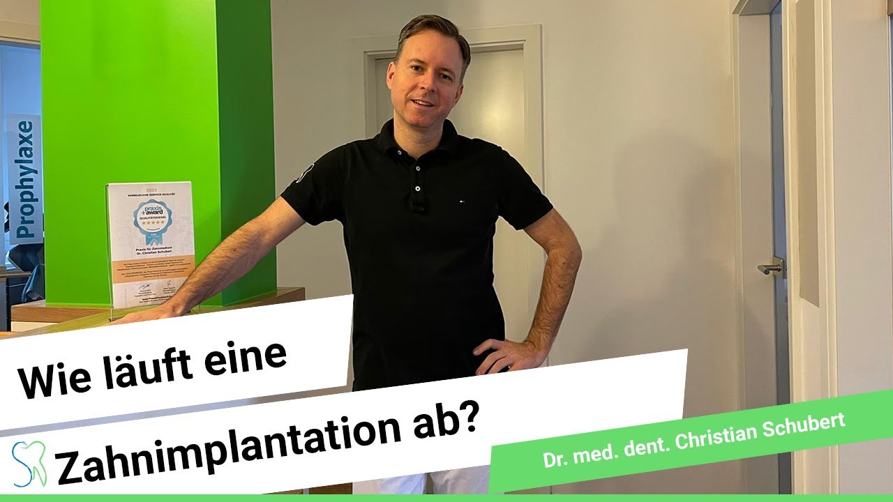 Zahnarzt Dr. Christian Schubert erkl&auml;rt: So l&auml;uft eine Implantation ab
