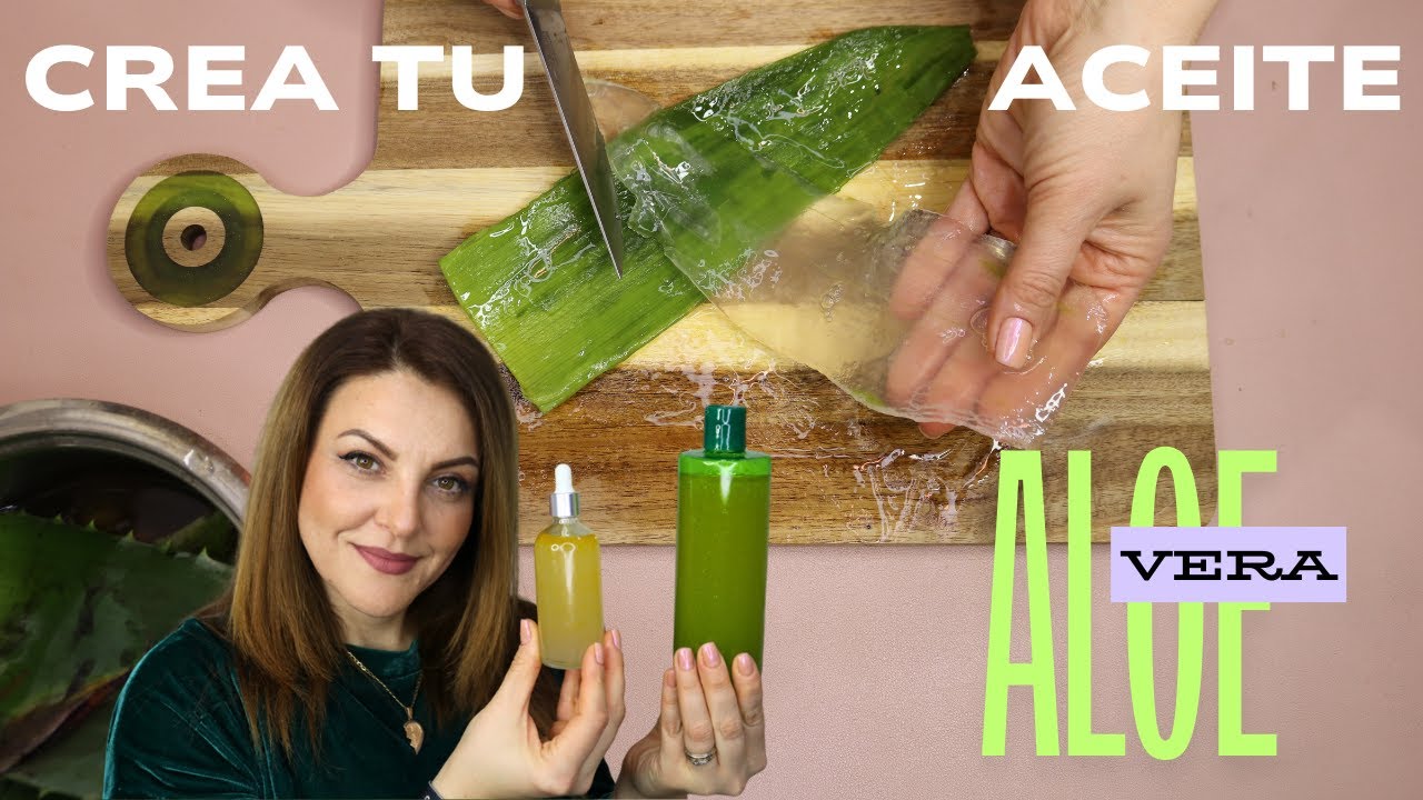 HAZ TU ACEITE DE ALOE VERA Y SERUM FACIAL