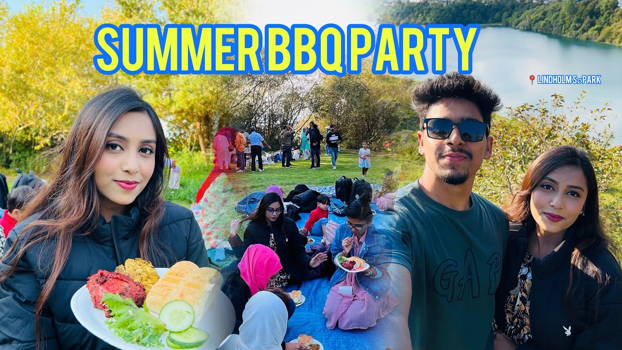 🇩🇰ডেনমার্কে সামার পার্টিতে কি কি করলাম? Summer Party at Lindholm Søpark, Aalborg, Denmark 🇩🇰