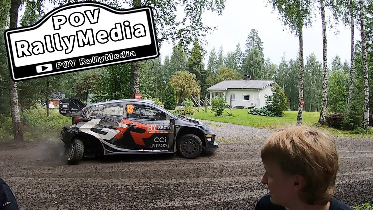 Secto Rally Finland 2024 | Ruuhimäki 1 | Katsuta & Lindholm crash | POV RallyMedia