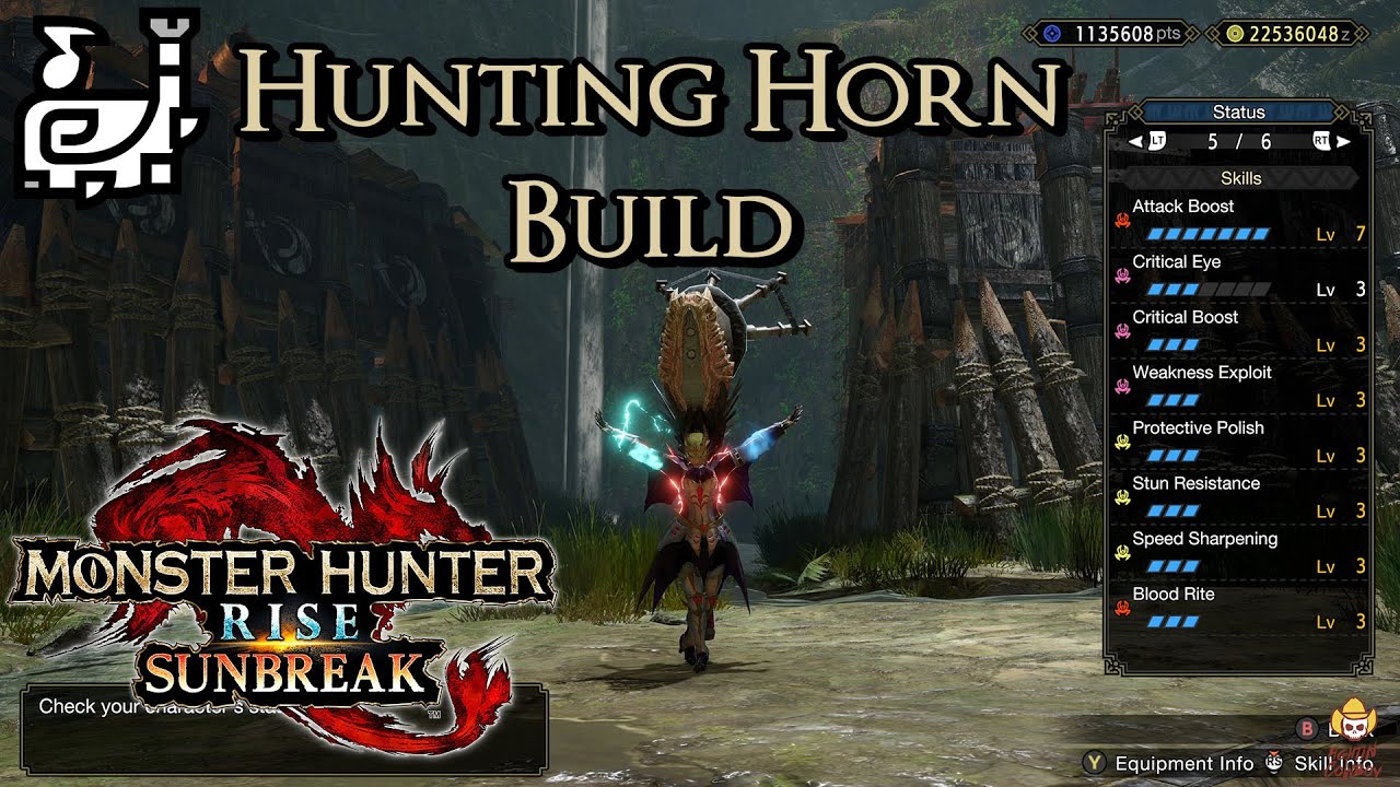 Monster Hunter Rise Sunbreak — Сборка Hunting Horn: Doots of Destruction
