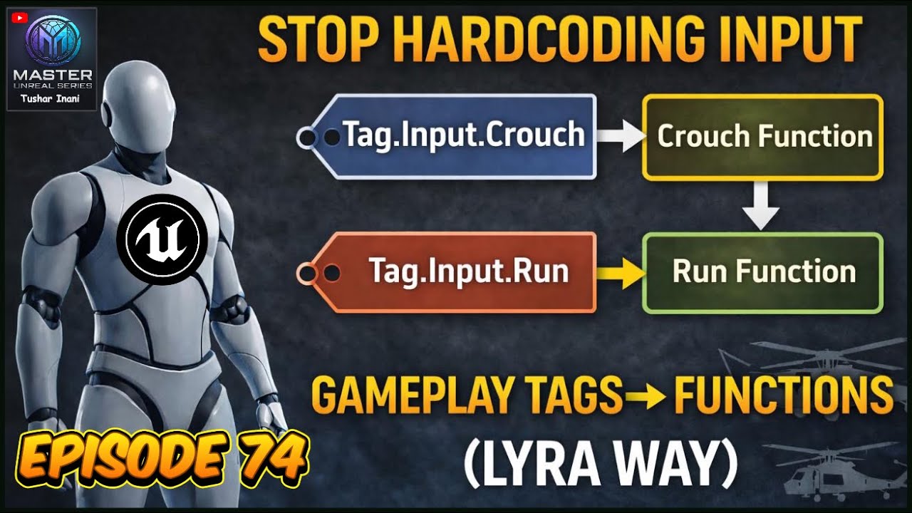 Stop Hardcoding Input in UE5 | Gameplay Tags → Functions (Lyra Way) | Episode 74