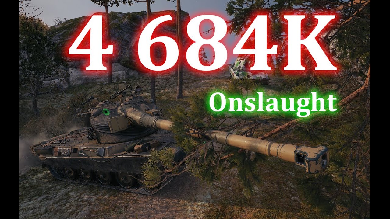AMX 50 B 4.6K Damage Onslaught World of Tanks Replays