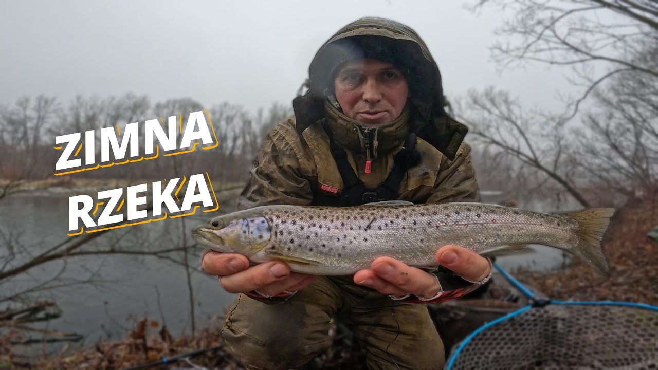 Jedno branie w lodowatej rzece | Mikro jig + imitacja pijawki (UL)