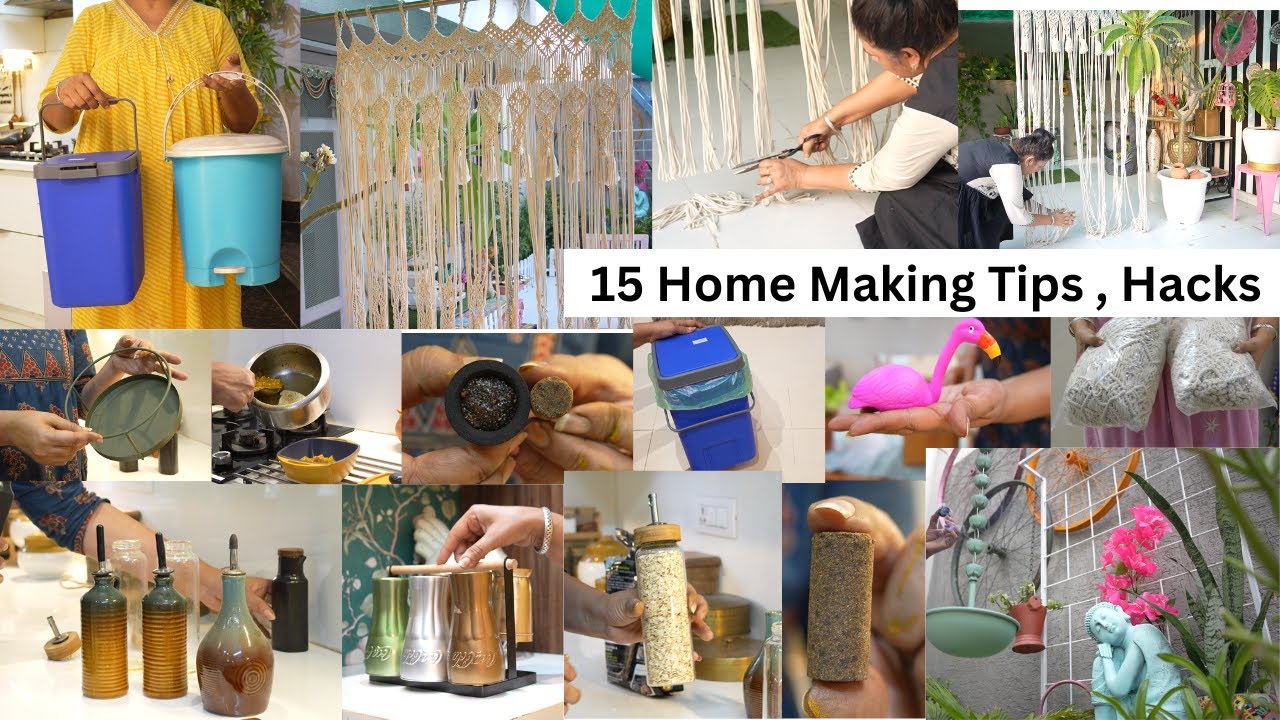 15 घर के बहुत काम के टिप्स और चीज़ें, Ideas ,Hacks for HOME , Kitchen & Balcony ,Decor Items Curtains