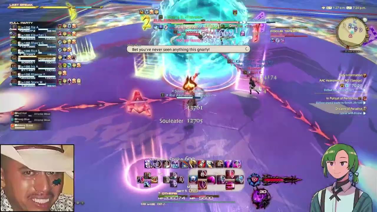 [FFXIV] M10S First Clear (DRK POV) | Team ApeEscape