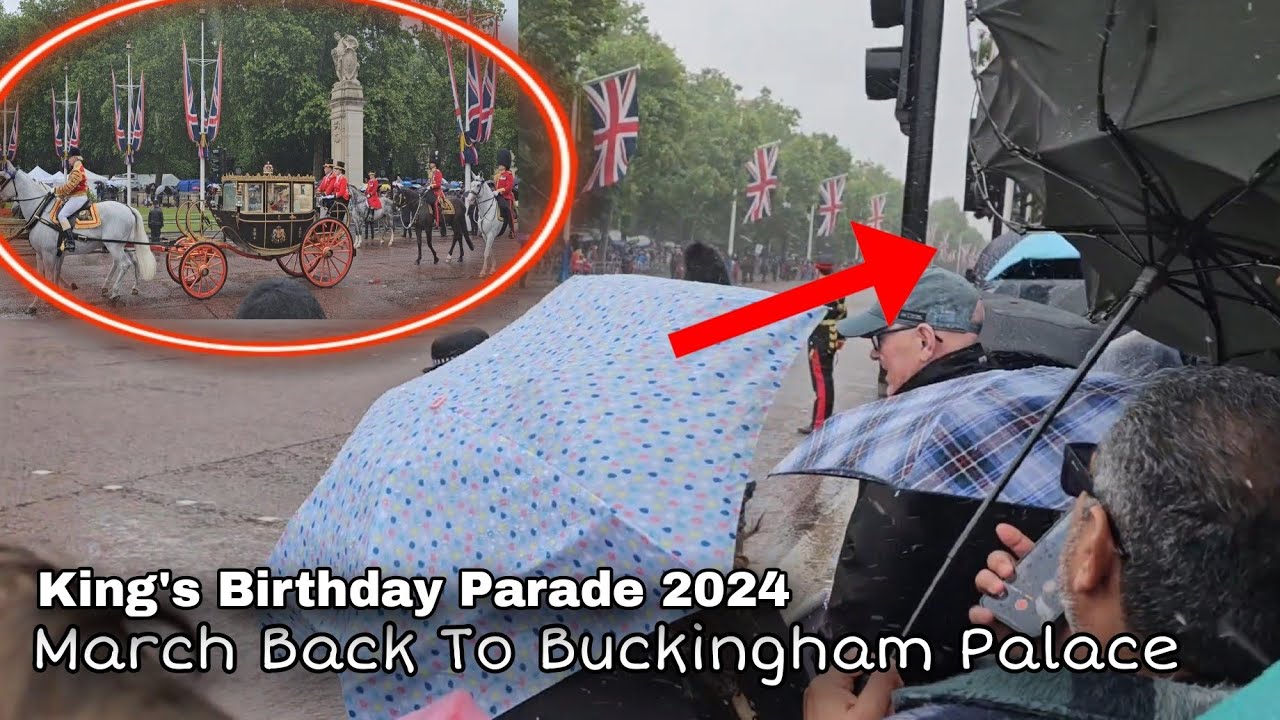 'Super Heavy Rain' hits The King's Birthday Parade 2024