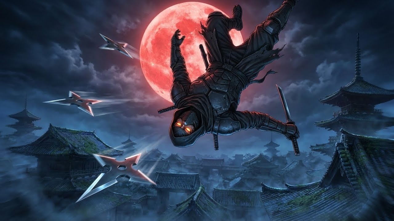 Shadow Strike 🌙 Dark Trap & Japanese Flute | Aggressive Ninja Phonk Beat