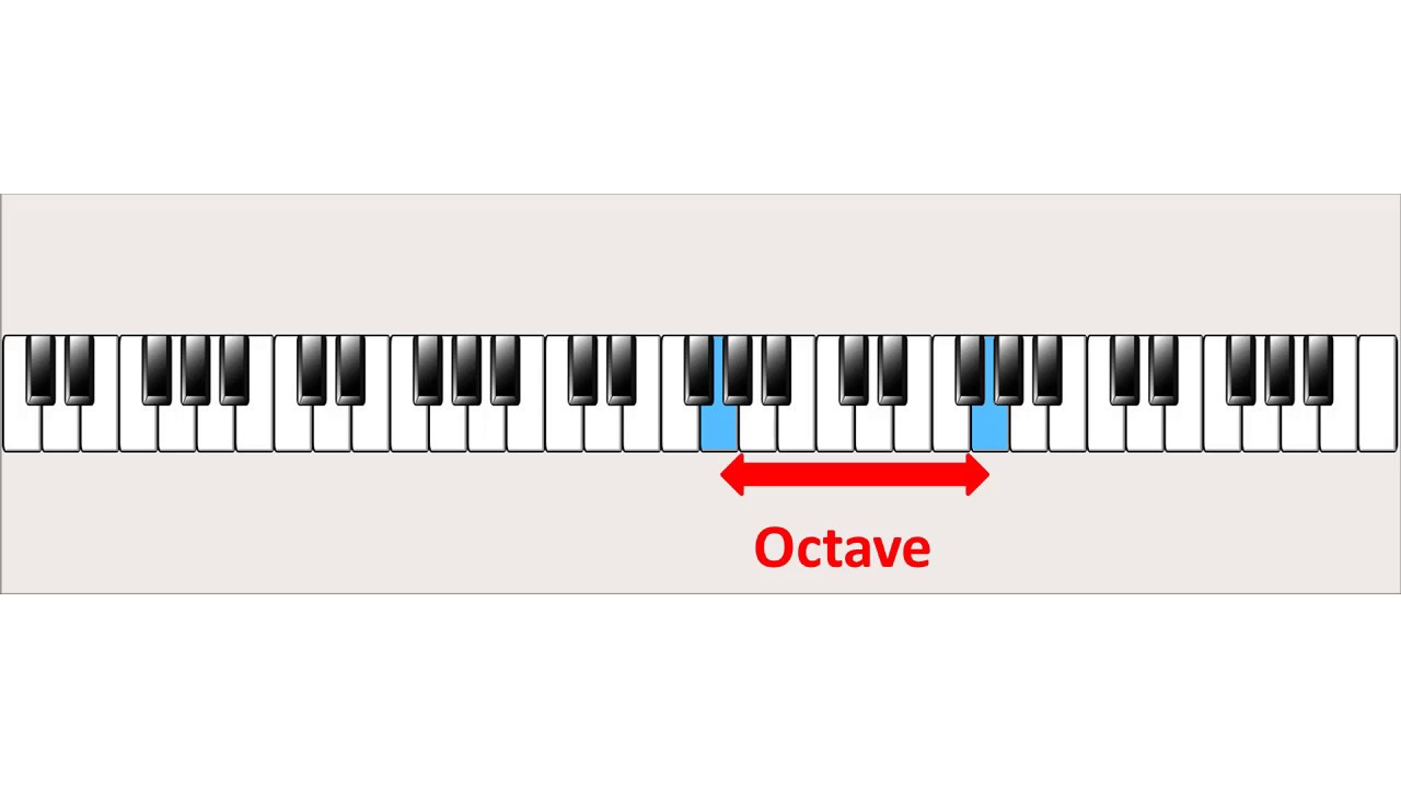 Half steps, whole steps, octaves
