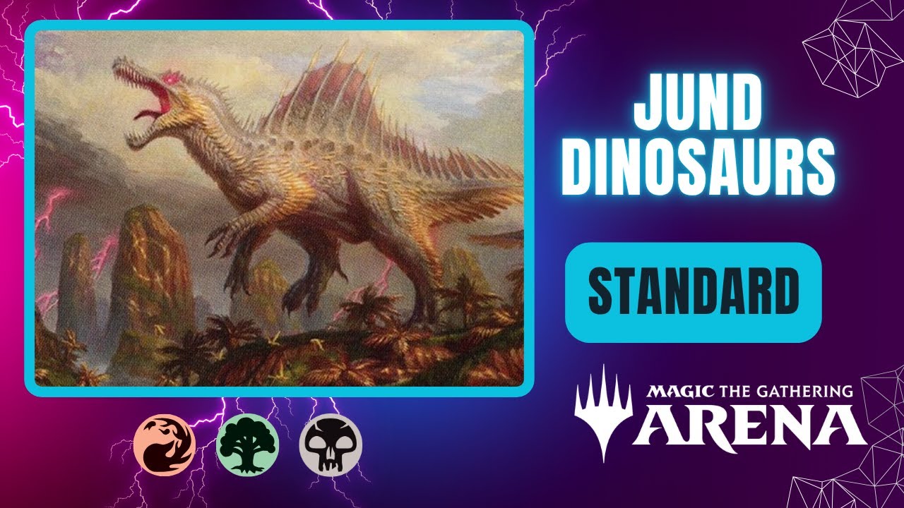 💀🔥🌳 Jund Dinosaurs | Standard | MTG Arena Gameplay | FIN | BO1
