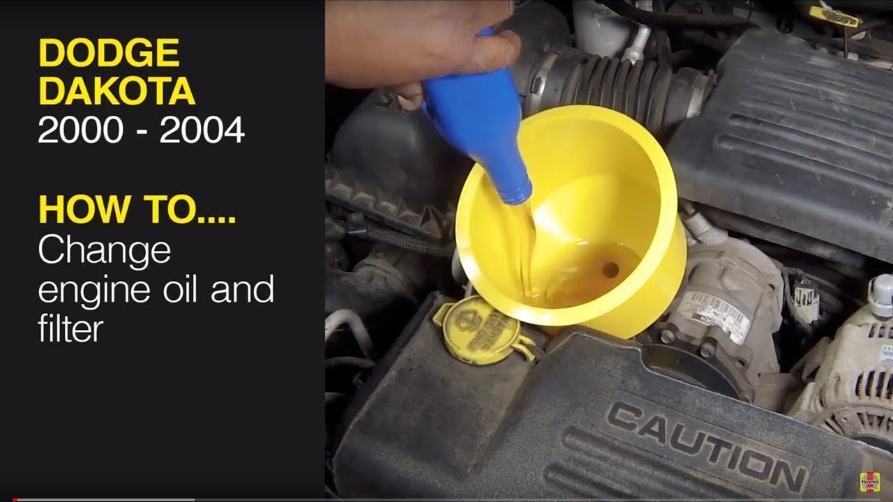 How to change the oil on a Dodge Dakota (2000 - 2004) / Dodge Durango (2000 - 2003)