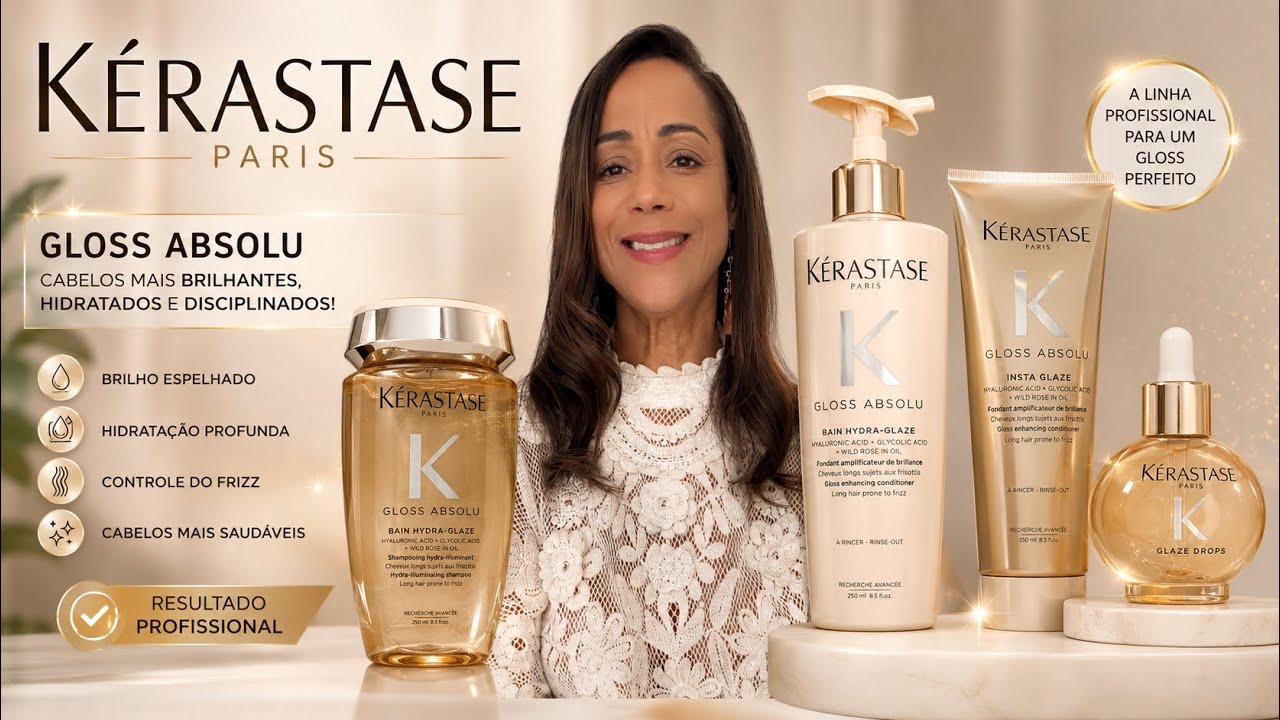 Lançamento Kérastase Gloss Absolu/ Primeira impressão e apresentação dos produtos