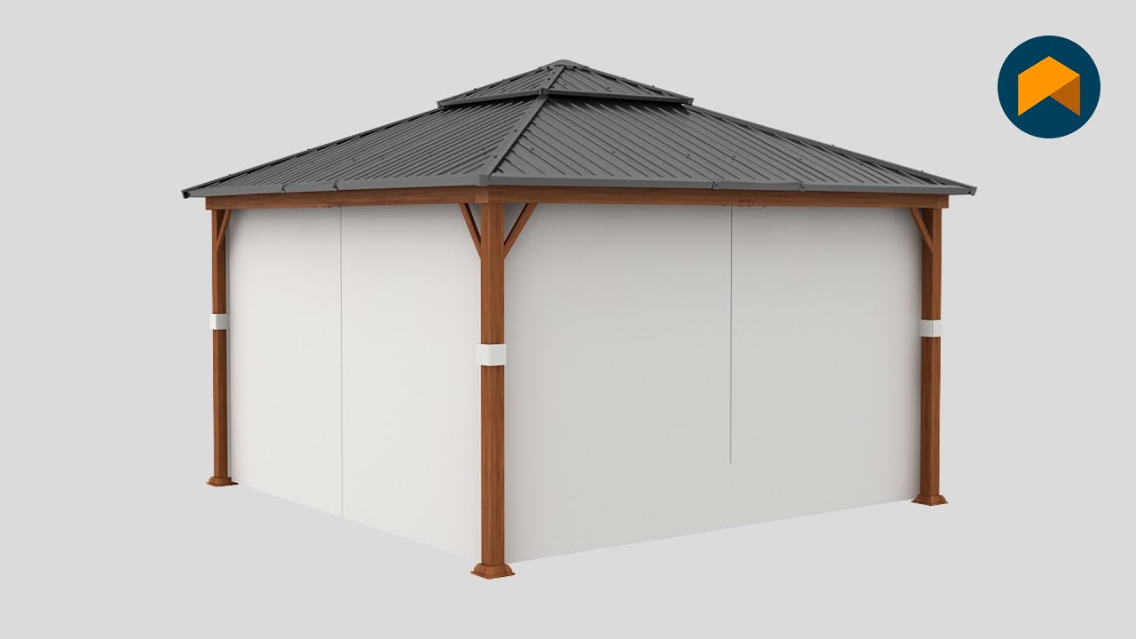 Paviljong - Monteringsanvisning 4x4 (Forest Superior) | Telttorget