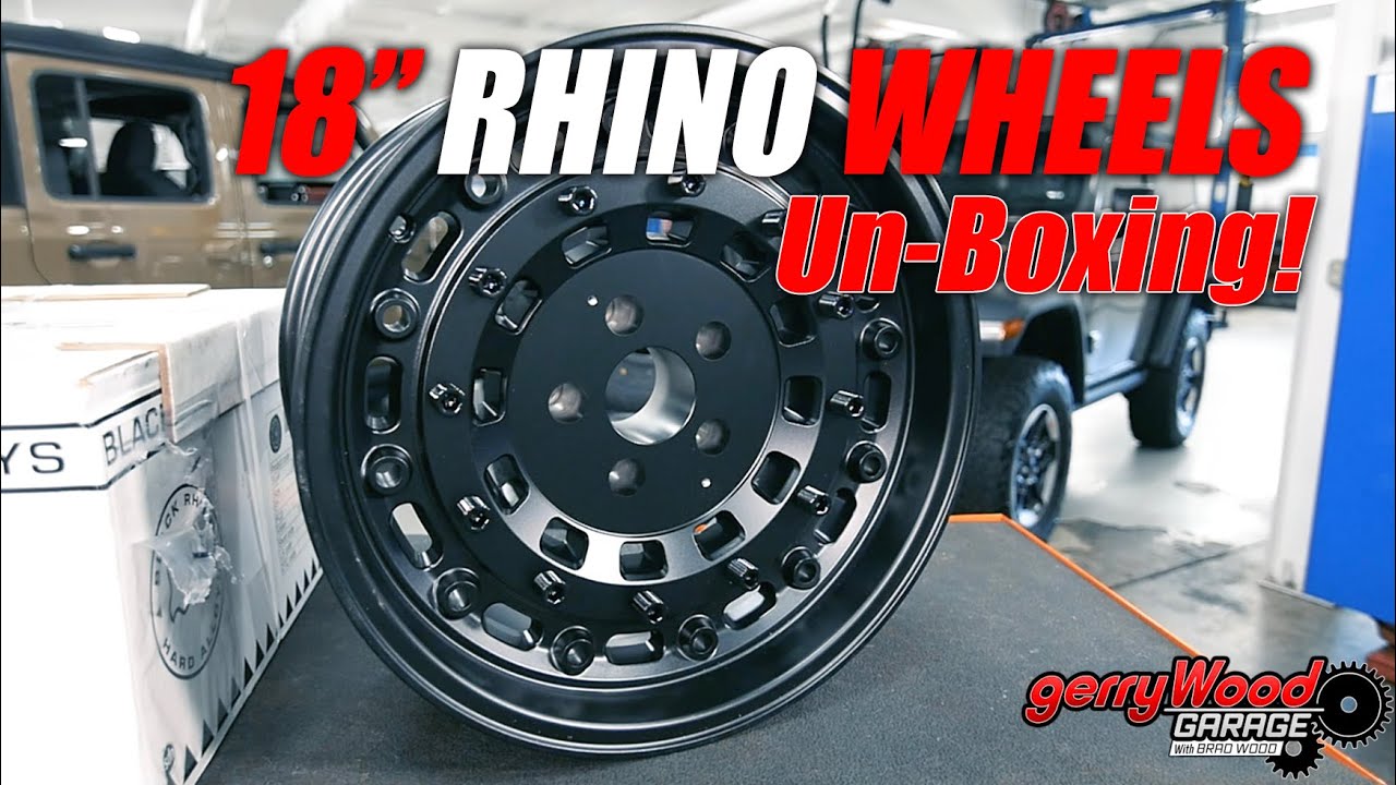 (UN-BOXING) - Military Style RHINO Wheels 18