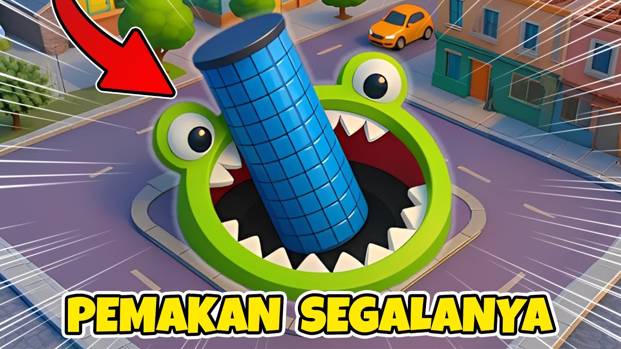 JADI LUBANG TERBESAR PEMAKAN SEGALANYA!! Hole.io