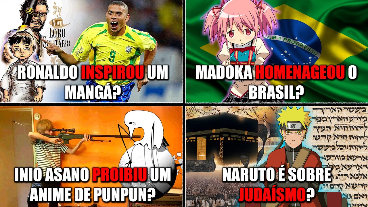 167 CURIOSIDADES SOBRE ANIMES E GAMES QUE VOCÊ NÃO SABIA!!!
